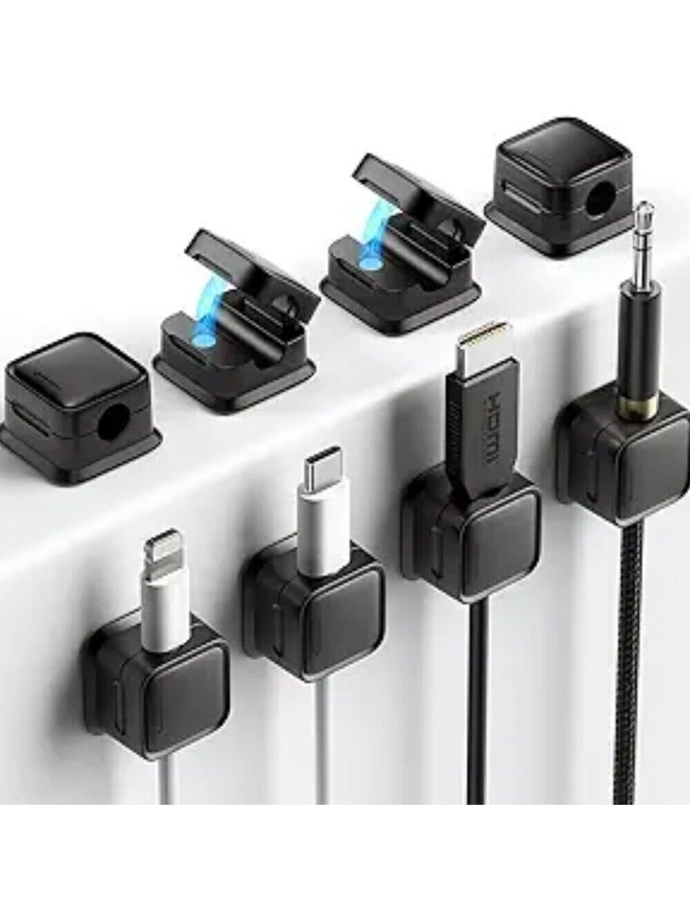 Costop 8 Pack Cord Organizer Magnetic Cable Holder for Phone Charging Desk Offic